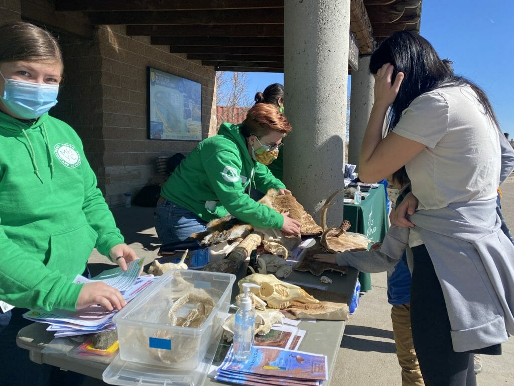 Family Booth at Bluff Lake